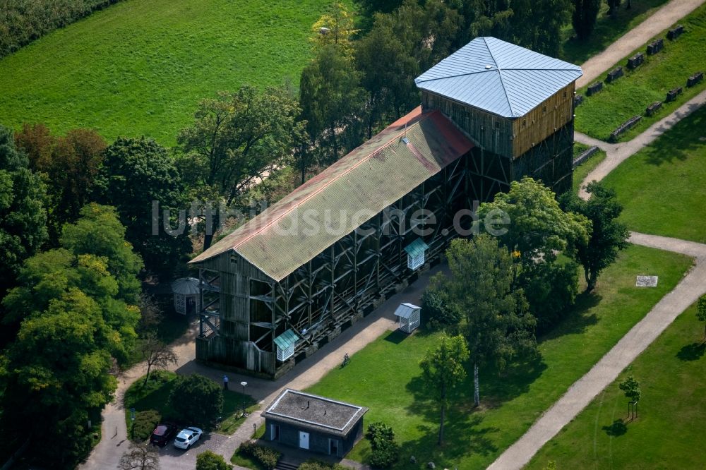 Luftbild Bad Kissingen - Salinen - Bauwerk Untere Saline in Bad Kissingen im Bundesland Bayern, Deutschland