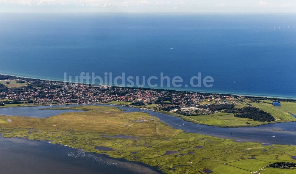 Luftbild Zingst - Salzgrasland -Insel und Ostseebad Zingst in Zingst im Bundesland Mecklenburg-Vorpommern
