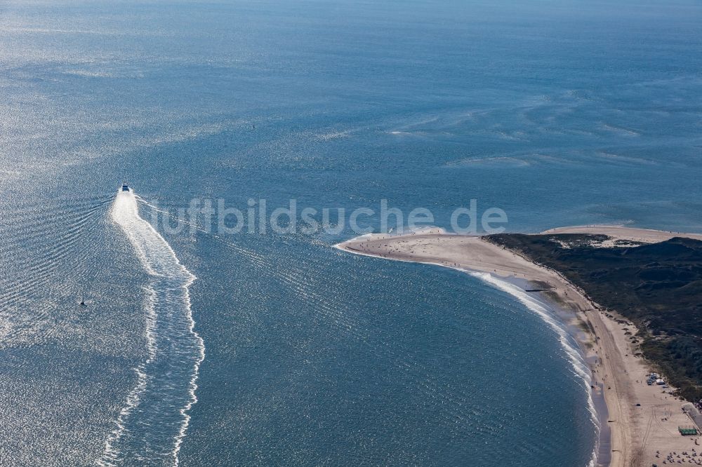 Luftbild Hörnum (Sylt) - Sand- Dünen- Landschaft in Hörnum auf Sylt im Bundesland Schleswig-Holstein, Deutschland