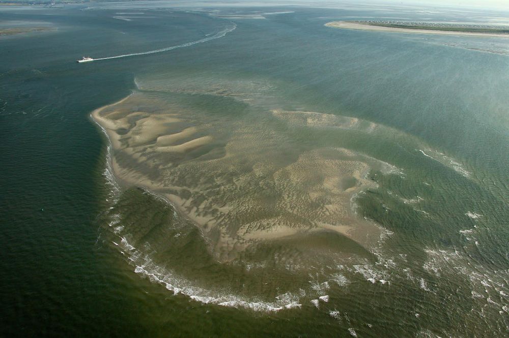Luftbild Norderney - Sandbank vor Norderney