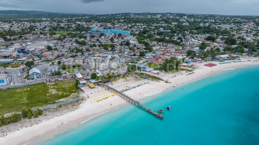 Luftbild Bridgetown - Sandstrand- Landschaft Brownes Beach in Bridgetown in Saint Michael, Barbados