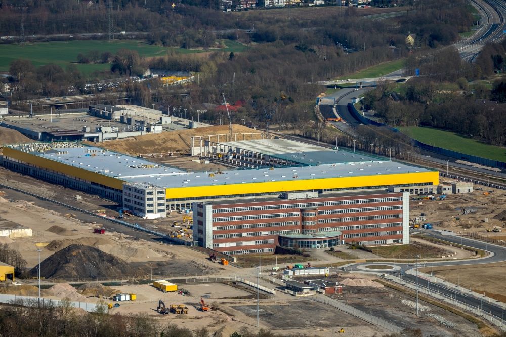 Luftbild Bochum - Sanierung eines Büro- und Geschäftshauses O-Werk in Bochum im Bundesland Nordrhein-Westfalen, Deutschland