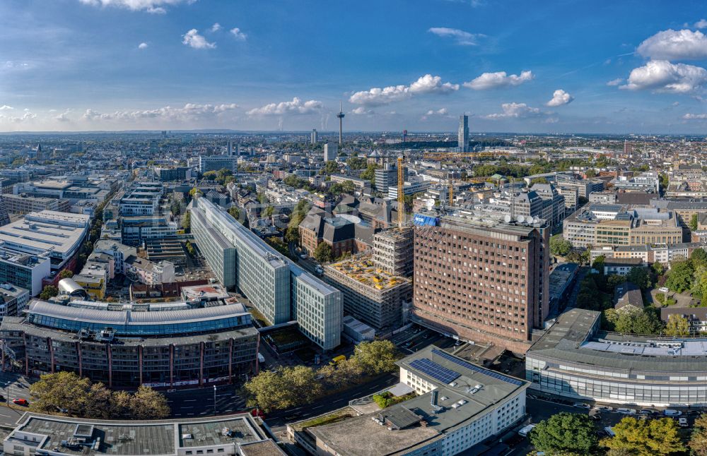 Luftaufnahme Köln - Sanierung eines Gebäudekomplexes WDR-Filmhaus in Köln im Bundesland Nordrhein-Westfalen, Deutschland
