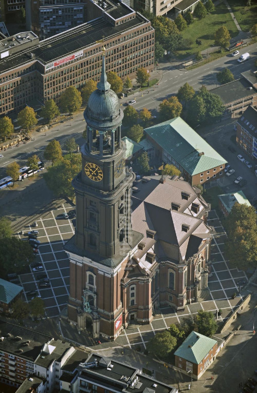 Hamburg aus der Vogelperspektive: Sankt Michaelis Hamburg