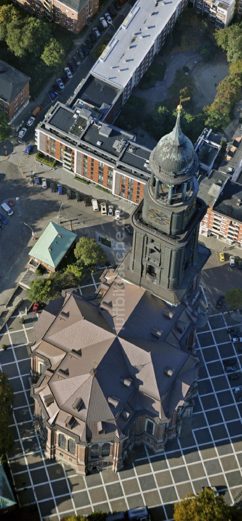 Hamburg von oben - Sankt Michaelis-Kirche Hamburg