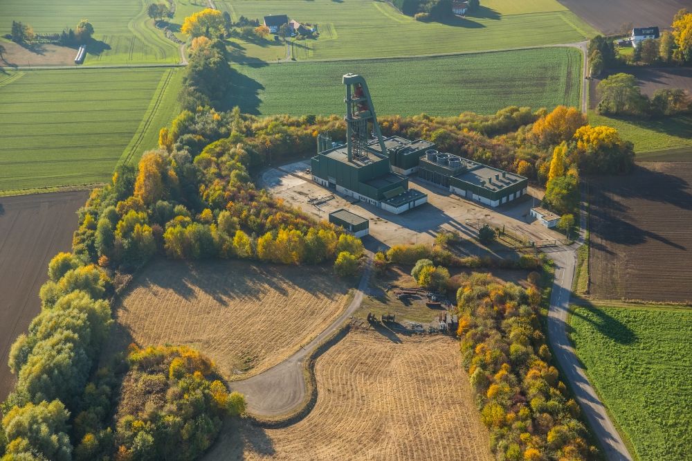 Hamm aus der Vogelperspektive: Schacht Lerche in Hamm im Bundesland Nordrhein-Westfalen
