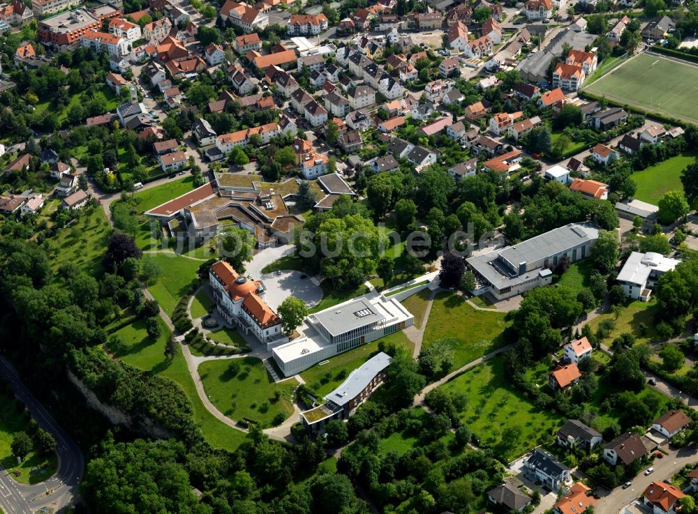 Luftaufnahme Marbach am Neckar - Schiller-Nationalmuseum in Marbach am Neckar im Bundesland Baden-Württemberg