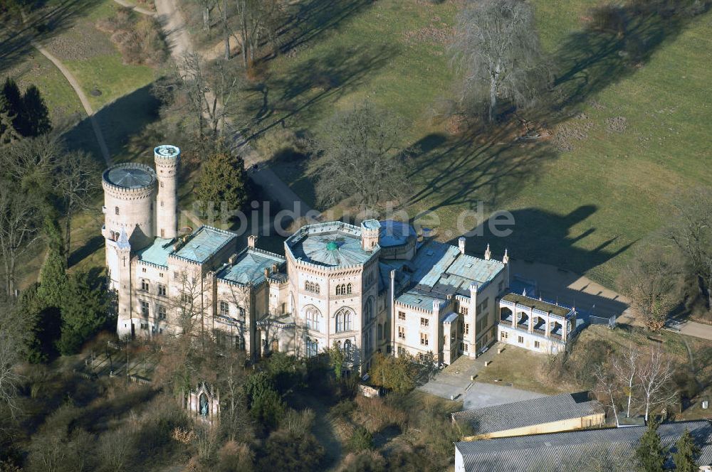 Luftaufnahme Potsdam - Schloss Babelsberg zu Potsdam