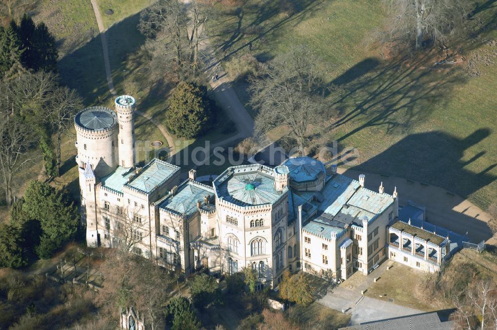 Potsdam aus der Vogelperspektive: Schloss Babelsberg zu Potsdam