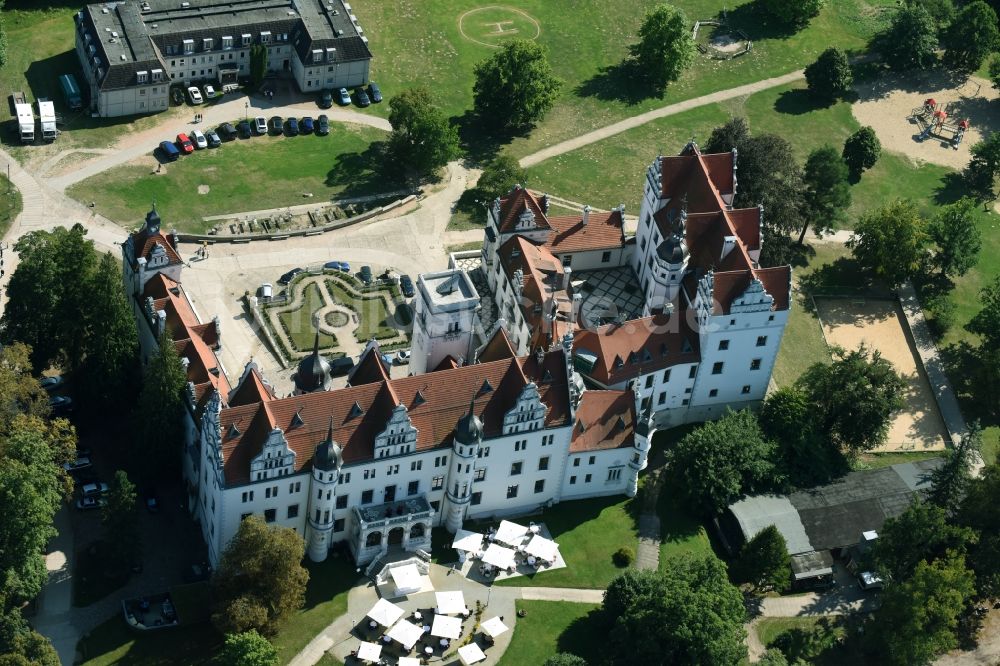 Boitzenburger Land von oben - Schloss Boitzenburg Templiner Straße in Boitzenburger Land im Bundesland Brandenburg