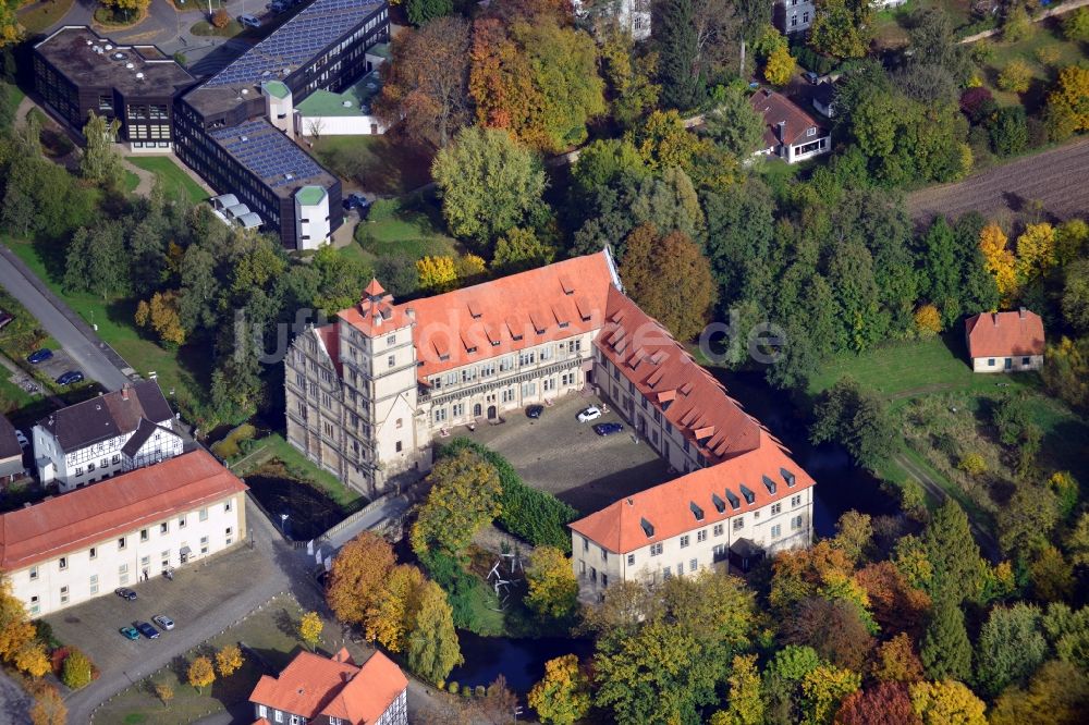 Luftbild Lemgo - Schloss Brake in Lemgo im Bundesland Nordrhein-Westfalen