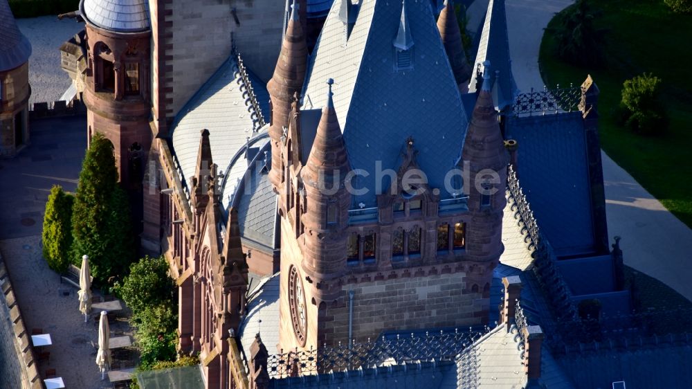 Königswinter von oben - Schloss Drachenburg in Königswinter im Bundesland Nordrhein-Westfalen