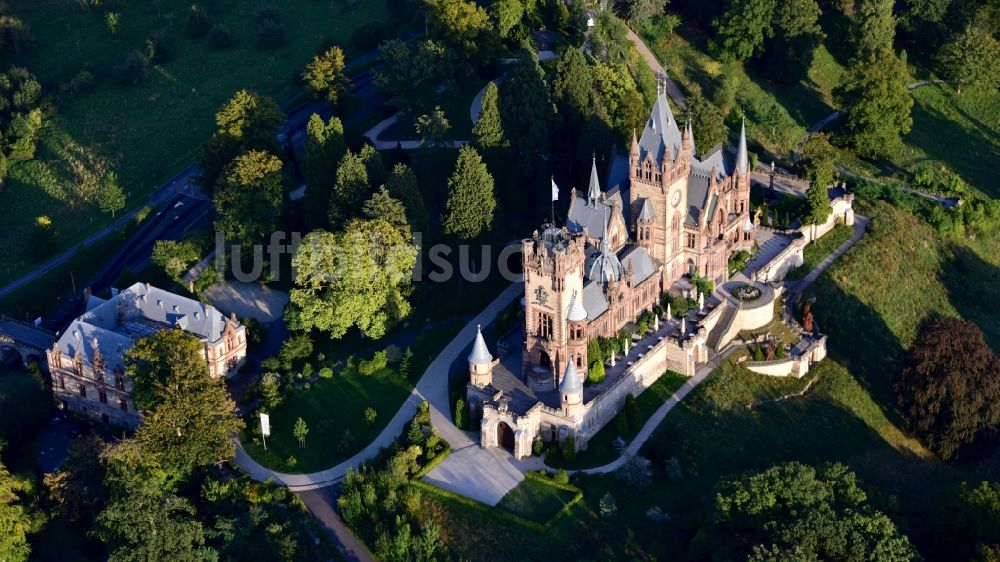Luftbild Königswinter - Schloss Drachenburg in Königswinter im Bundesland Nordrhein-Westfalen