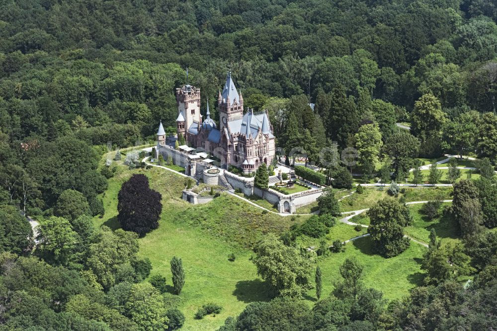 Luftbild Königswinter - Schloss Drachenburg in Königswinter im Bundesland Nordrhein-Westfalen