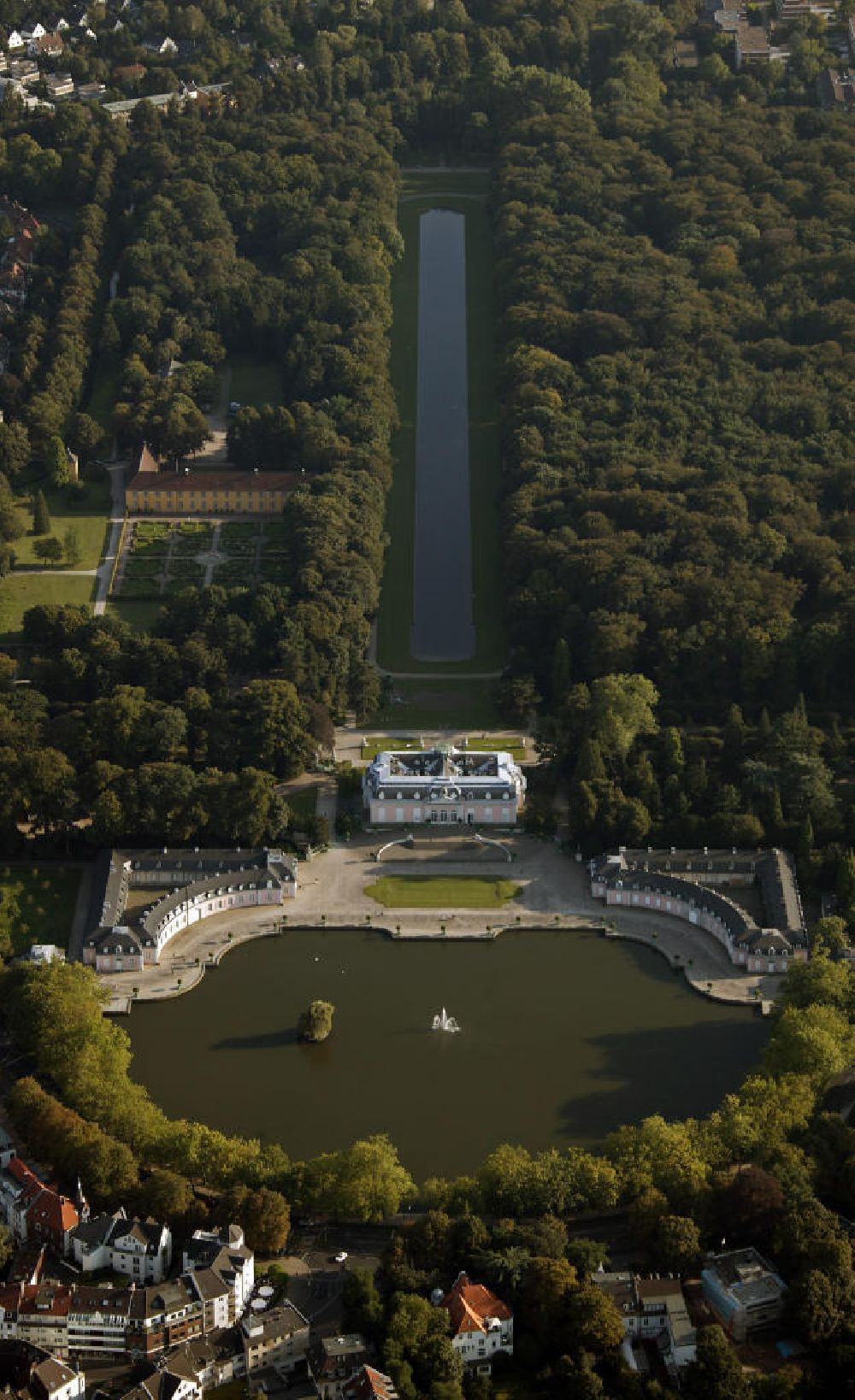 Luftbild Düsseldorf - Schloss Düsseldorf
