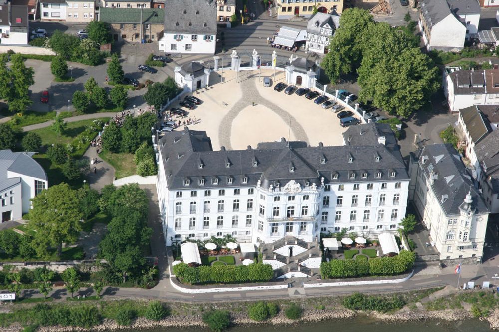 Luftaufnahme Engers - Schloss Engers am Rhein