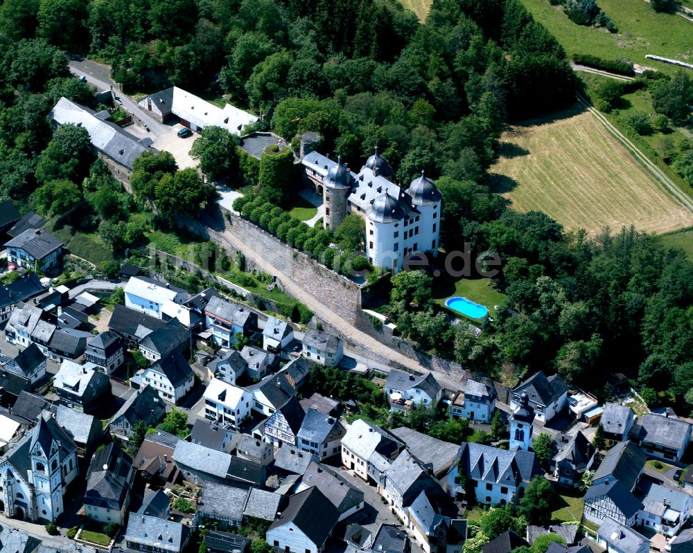 Luftbild Gemünden - Schloß Gemünden in Gemünden im Bundesland Rheinland-Pfalz, Deutschland