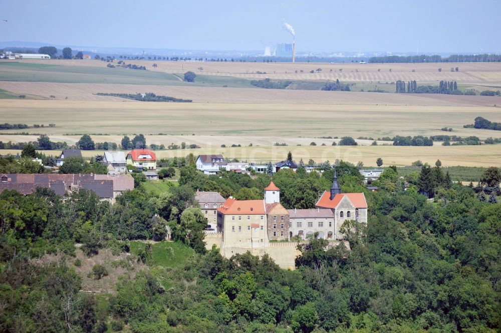 Luftbild Goseck - Schloß Goseck in Goseck im Burgenlandkreis im Bundesland Sachsen-Anhalt