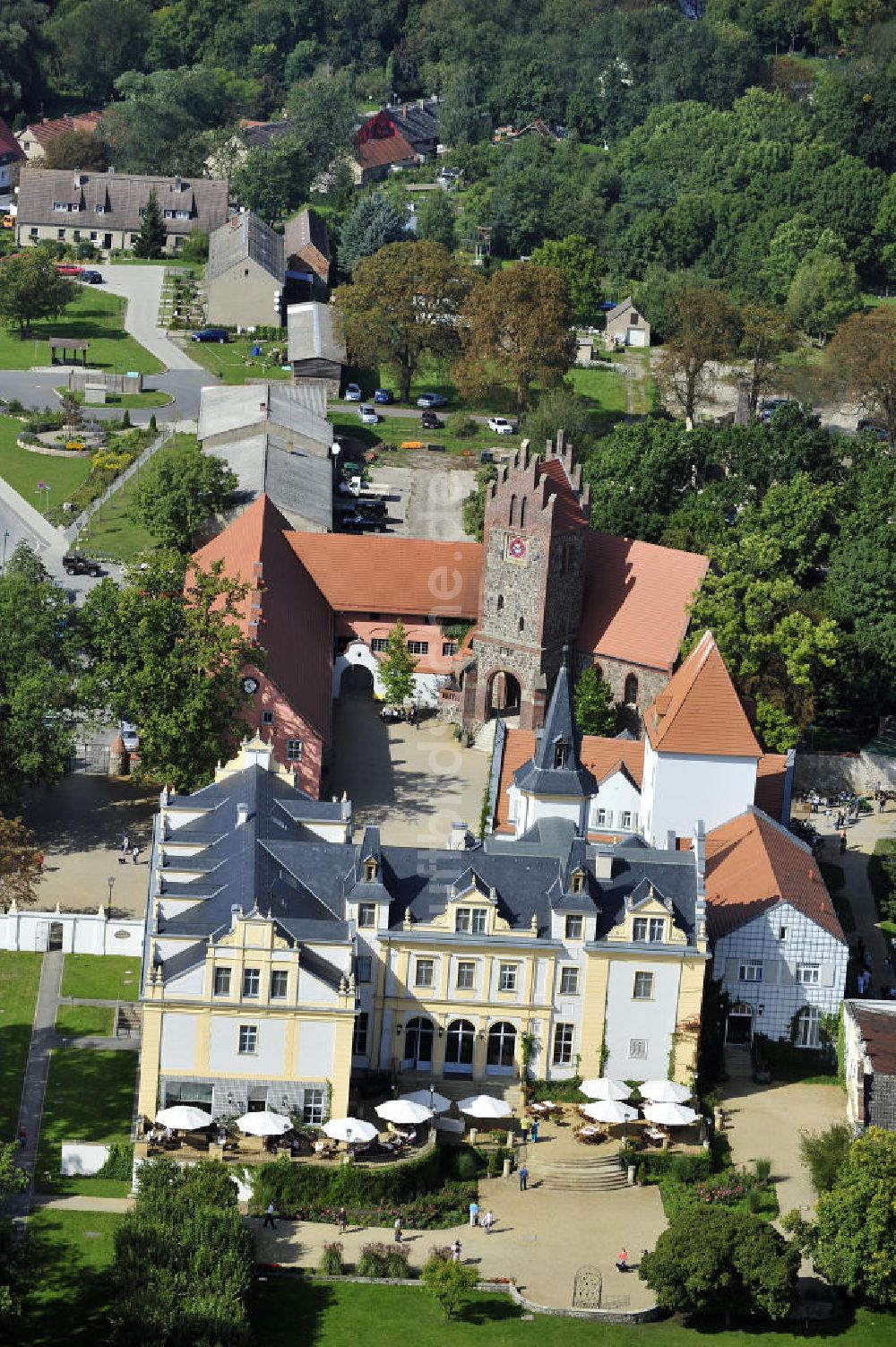 LIEBENBERG von oben - Schloss & Gut Liebenberg