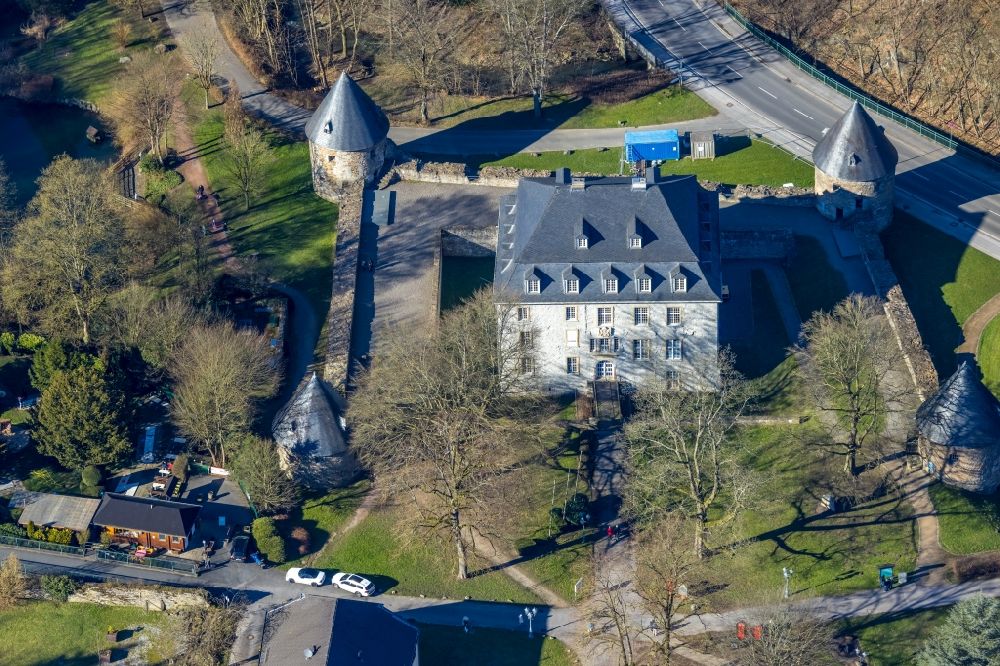Luftaufnahme Velbert - Schloss Hardenberg im Ortsteil Neviges in Velbert im Bundesland Nordrhein-Westfalen
