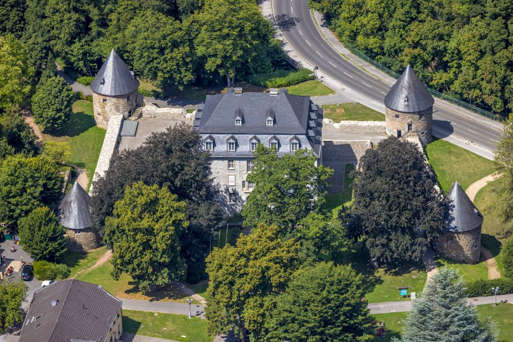 Luftbild Velbert - Schloss Hardenberg im Ortsteil Neviges in Velbert im Bundesland Nordrhein-Westfalen