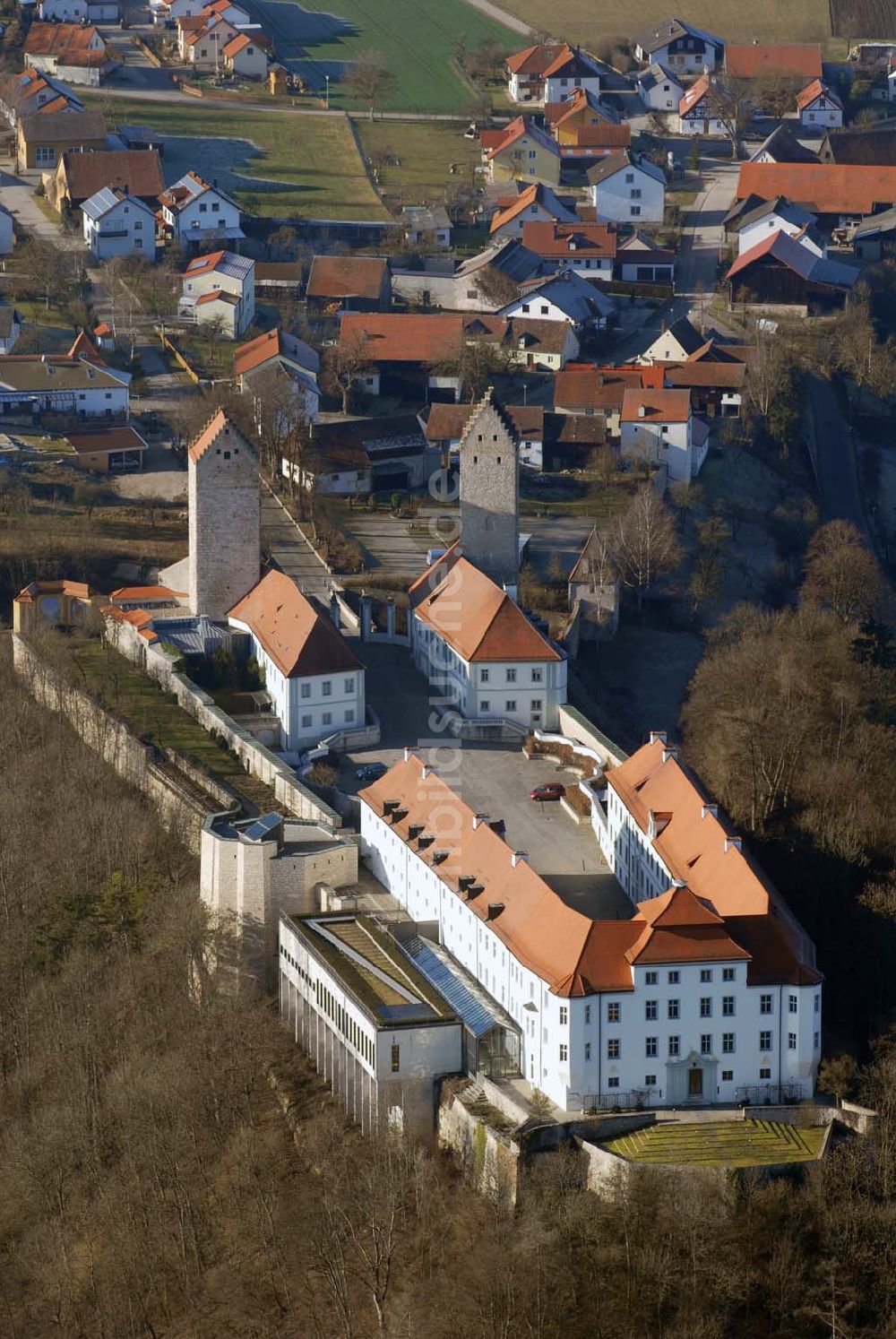 Beilngries aus der Vogelperspektive: Schloss Hirschberg