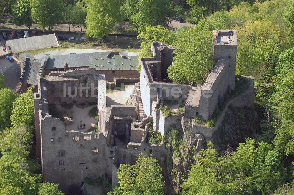 BADEN-BADEN aus der Vogelperspektive: Schloss Hohenbaden bei Baden-Baden in Baden-Würtemberg