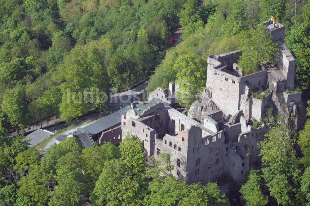 BADEN-BADEN von oben - Schloss Hohenbaden bei Baden-Baden in Baden-Würtemberg