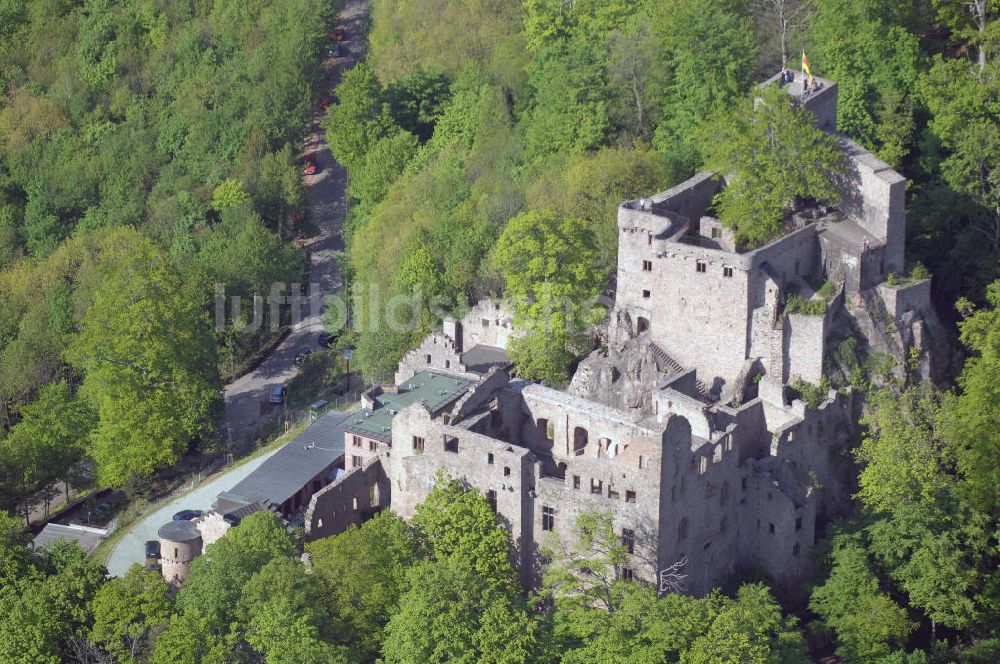 BADEN-BADEN aus der Vogelperspektive: Schloss Hohenbaden bei Baden-Baden in Baden-Würtemberg