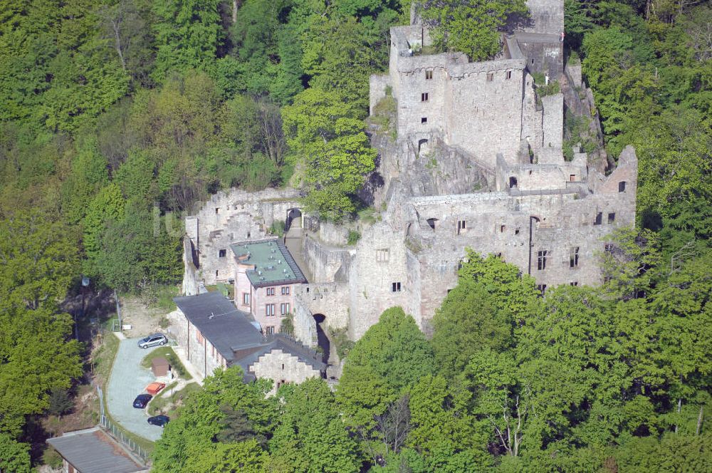 BADEN-BADEN von oben - Schloss Hohenbaden bei Baden-Baden in Baden-Würtemberg