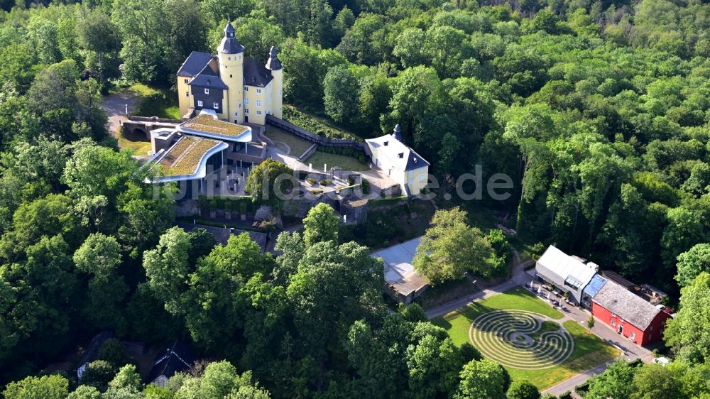 Luftaufnahme Nümbrecht - Schloss Homburg in Nümbrecht im Bundesland Nordrhein-Westfalen, Deutschland