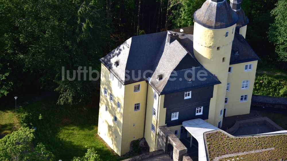 Luftaufnahme Nümbrecht - Schloss Homburg in Nümbrecht im Bundesland Nordrhein-Westfalen, Deutschland