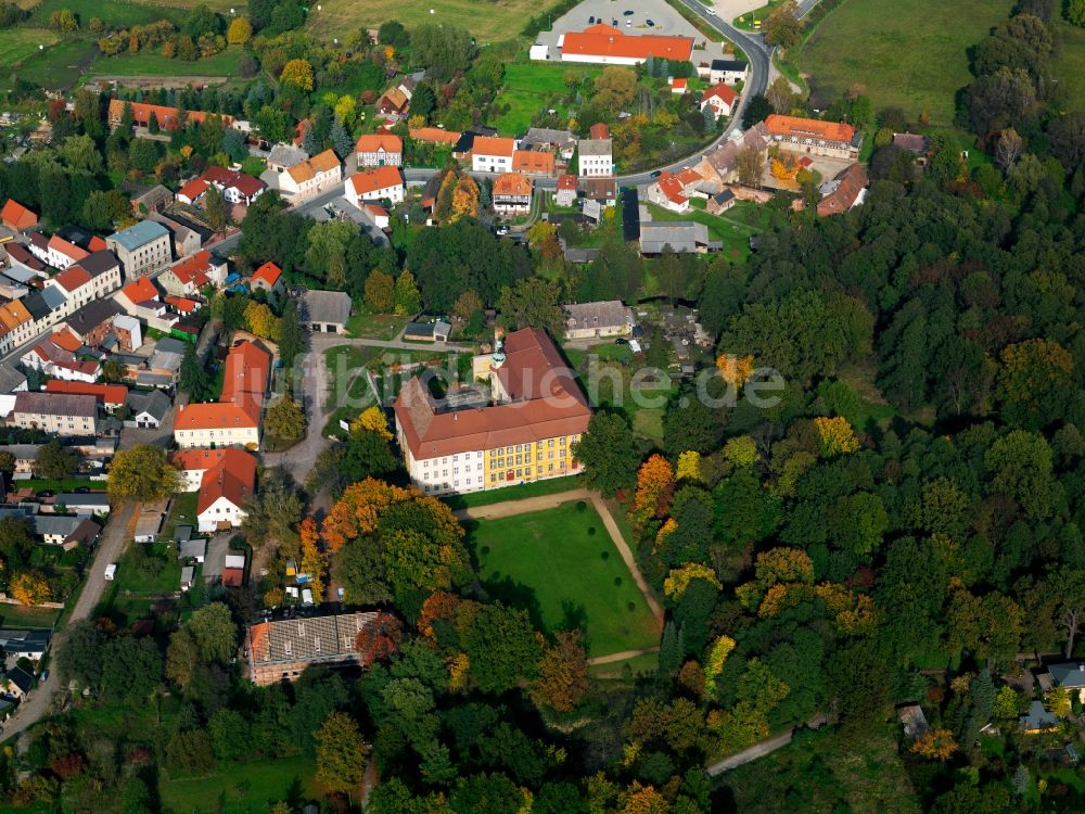 Luftaufnahme Lieberose - Schloss Lieberose in Lieberose im Bundesland Brandenburg