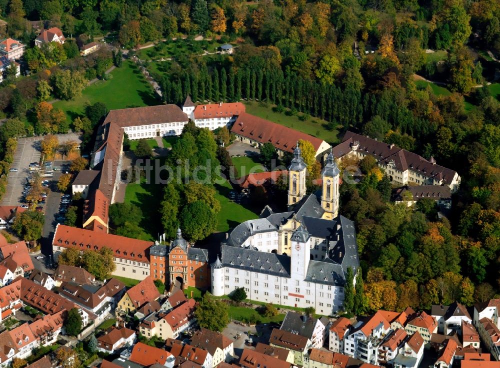 Bad Mergentheim aus der Vogelperspektive: Schloss Mergentheim in Bad Mergentheim im Bundesland Baden-Württemberg