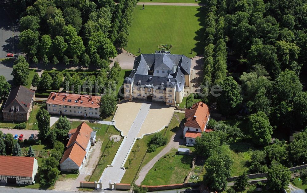 Luftaufnahme Erfurt OT Molsdorf - Schloss in Molsdorf im Bundesland Thüringen