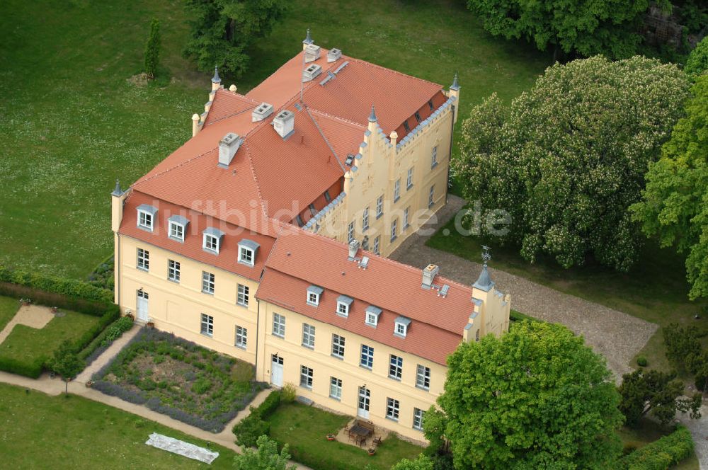 Luftbild Nennhausen - Schloss Nennhausen in Brandenburg