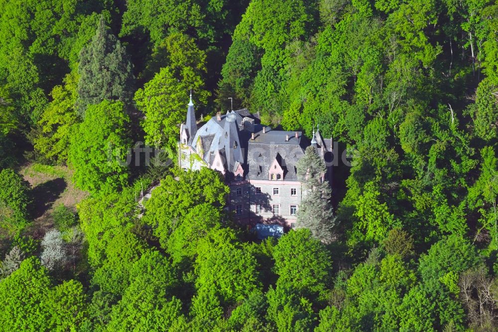 Morungen aus der Vogelperspektive: Schloss Neu-Morungen in Morungen im Bundesland Sachsen-Anhalt, Deutschland