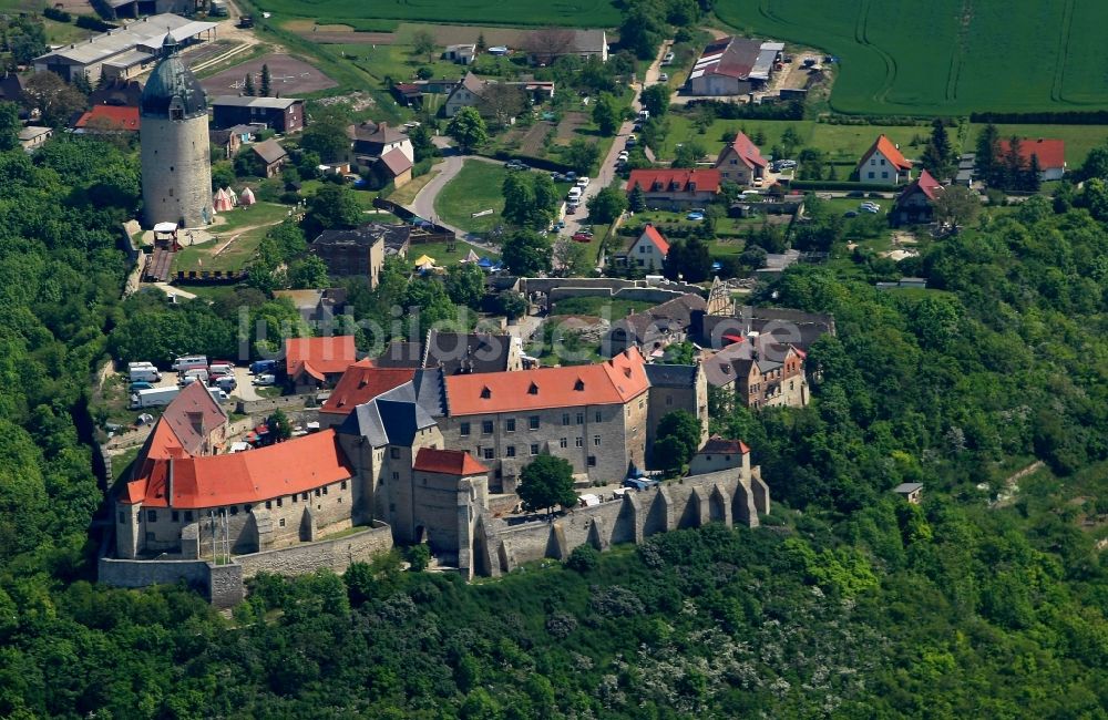 Luftbild Freyburg (Unstrut) - Schloss Neuenburg und der Bergfried Dicker Wilhelm bei Freyburg Unstrut im Bundesland Sachsen-Anhalt