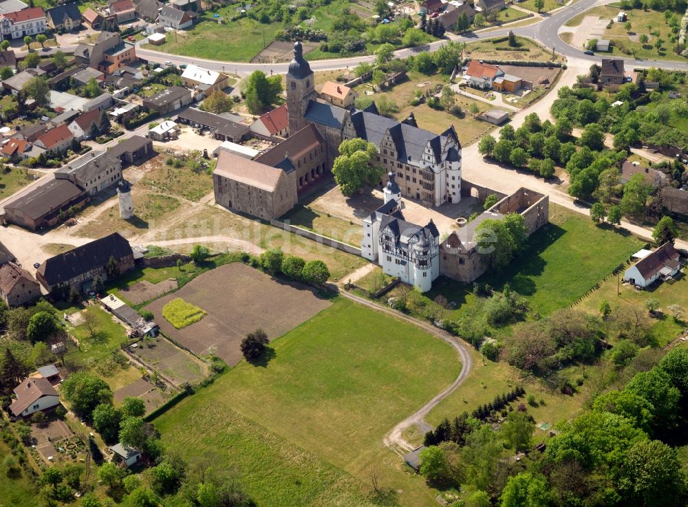 Luftbild Gommern - Schloss Neuhaus und Schloss Hobeck im Stadtteil Leitzkau in Gommern im Bundesland Sachsen-Anhalt
