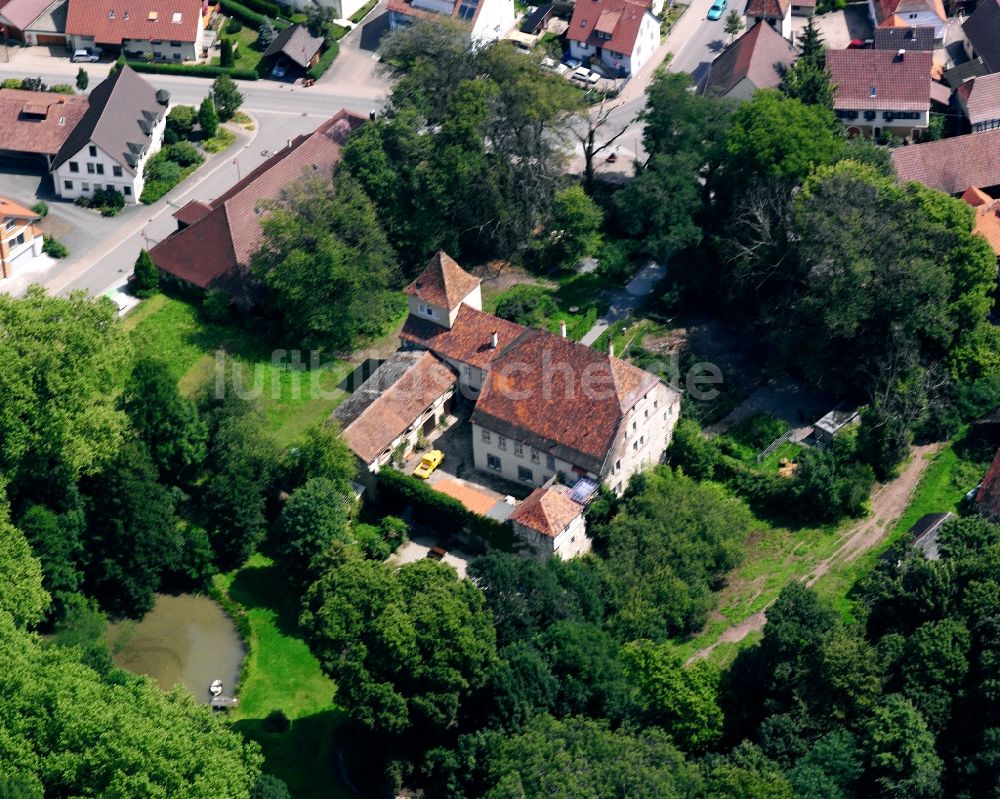 Luftbild Weiler - Schloss Schloss Weiler in Weiler im Bundesland Baden-Württemberg, Deutschland