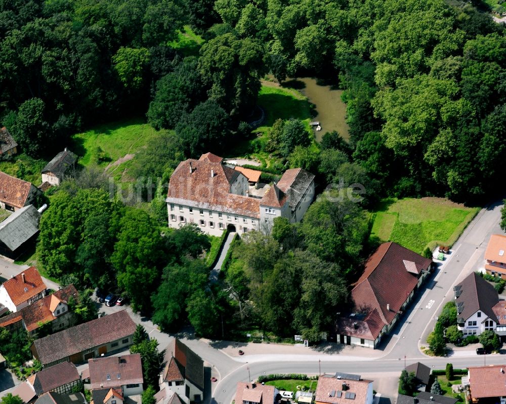 Luftaufnahme Weiler - Schloss Schloss Weiler in Weiler im Bundesland Baden-Württemberg, Deutschland