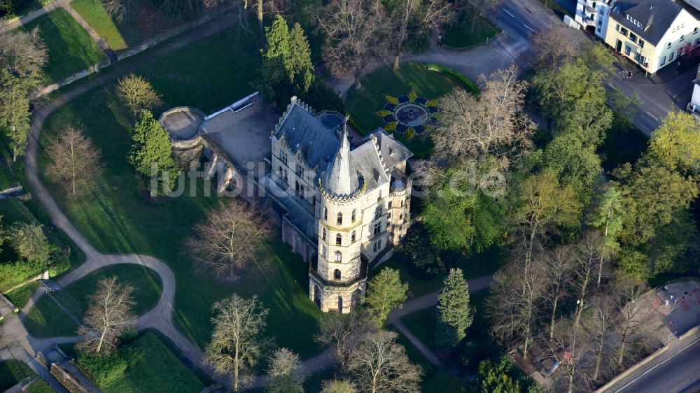 Sinzig aus der Vogelperspektive: Schloss Sinzig in Sinzig im Bundesland Rheinland-Pfalz, Deutschland