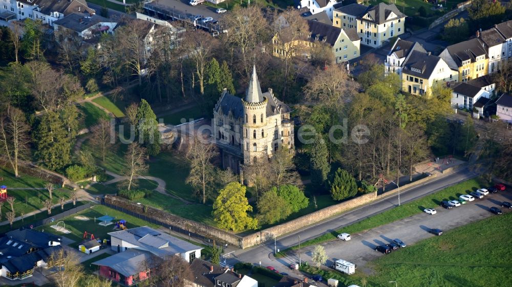 Luftbild Sinzig - Schloss Sinzig in Sinzig im Bundesland Rheinland-Pfalz, Deutschland