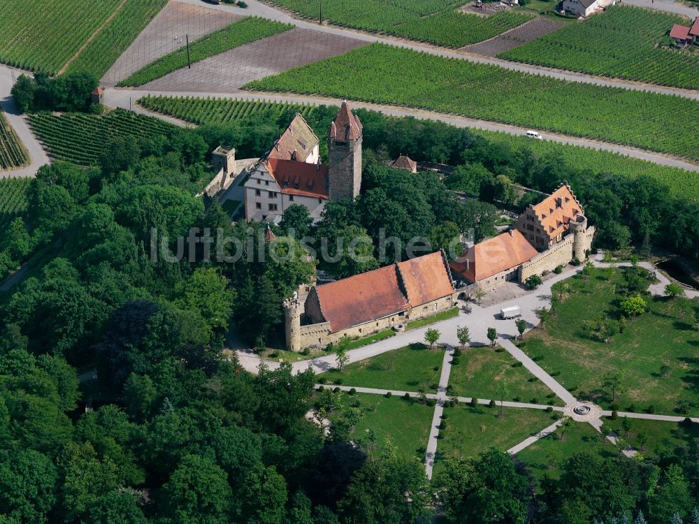 Luftbild Brackenheim - Schloss Stocksberg im Ortsteil Stockheim in Brackenheim im Bundesland Baden-Württemberg