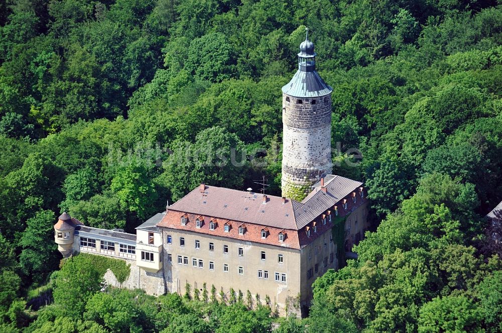 Luftbild Tonndorf - Schloss Tonndorf in Tonndorf im Bundesland Thüringen