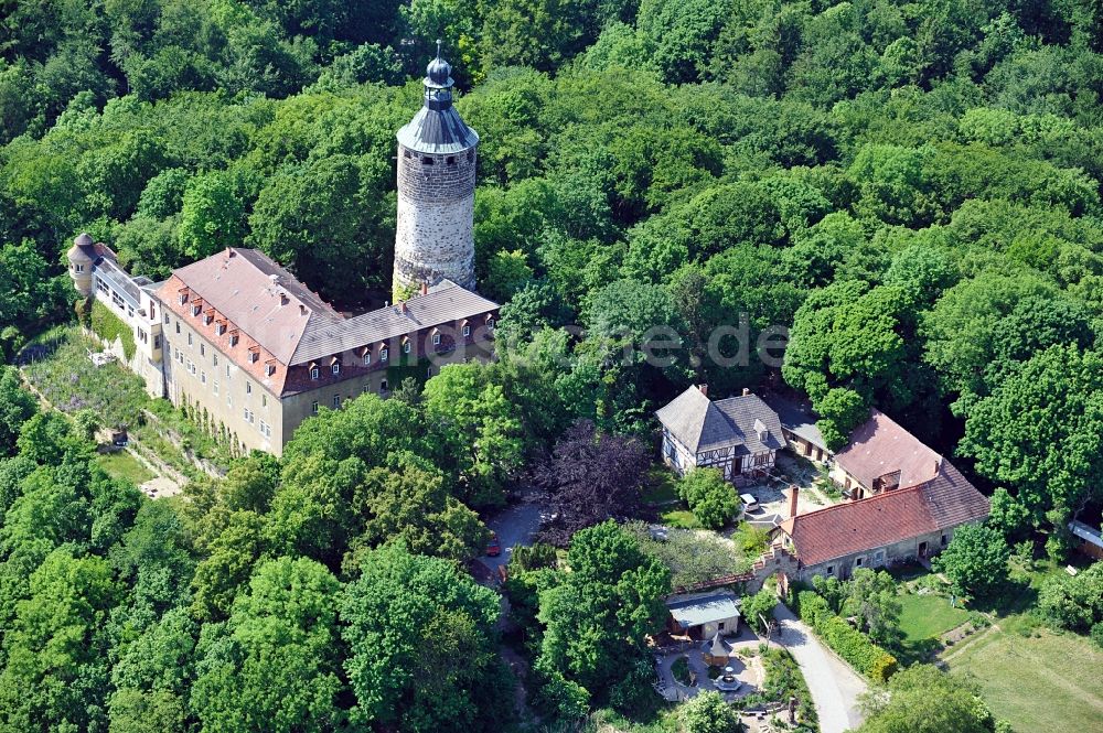 Luftaufnahme Tonndorf - Schloss Tonndorf in Tonndorf im Bundesland Thüringen