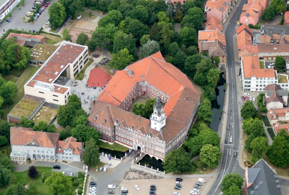 Luftaufnahme Wolfenbüttel - Schloss Wolfenbüttel in Wolfenbüttel im Bundesland Niedersachsen