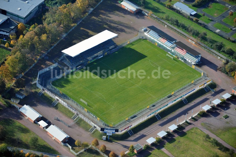 Luftaufnahme Aschaffenburg - Schönbusch Stadion Aschaffenburg Bayern