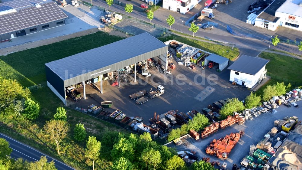 Luftbild Buchholz - Schrottgroßhandel Richarz in Buchholz im Bundesland Rheinland-Pfalz, Deutschland