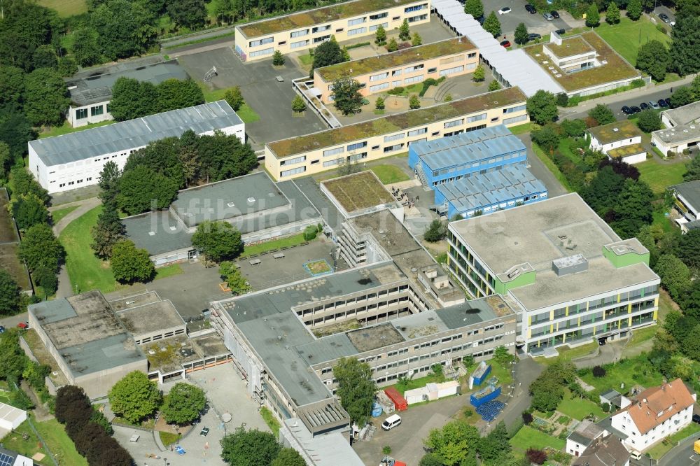 Luftbild Gießen - Schulgebäude der Alexander-von-Humboldt-Schule und der Herderschule am Gleiberger Weg in Gießen im Bundesland Hessen, Deutschland